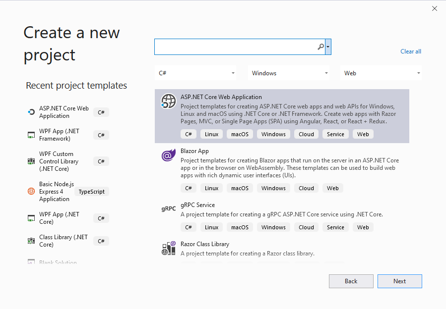 ASP.netCoreNewProject